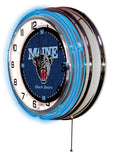 19" Maine Neon Clock | UM Black Bears Retro Neon Clock