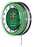 19" Marshall University Thundering Herd Neon Clock