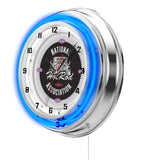 19" National Hot Rod Association Neon Clock