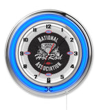 19" National Hot Rod Association Neon Clock