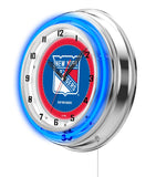 19" New York Rangers Neon Clock