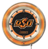 19" Oklahoma State University Cowboys Neon Clock
