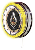 19" Purdue Boilermakers Neon Clock