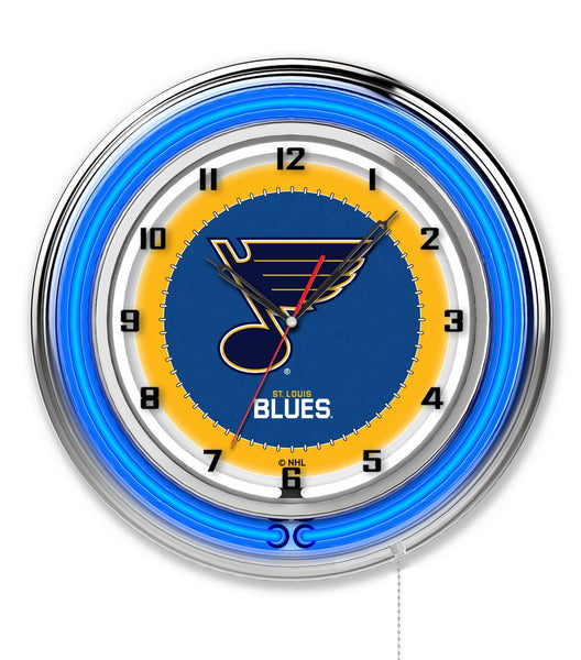 19" St. Louis Blues Neon Clock