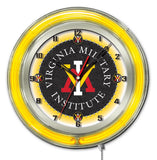 19" Virginia Military Institute Keydets Neon Clock