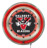 19" Valdosta State Blazers Neon Clock