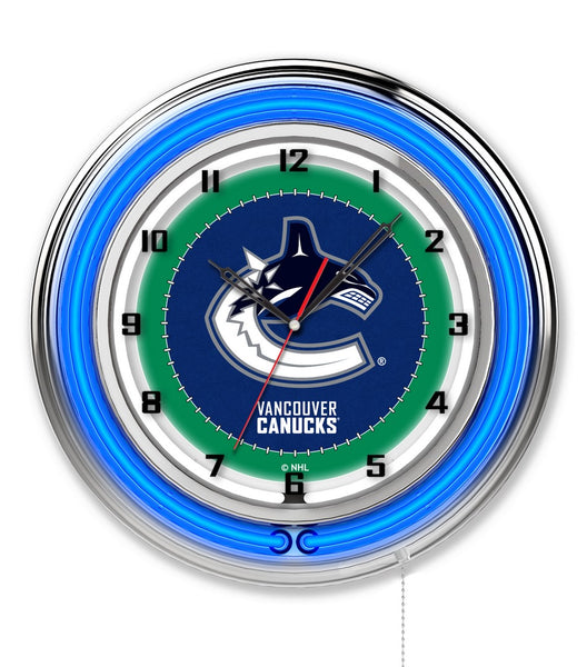 19" Vancouver Canucks Neon Clock