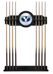 Brigham Young Cue Rack with Black Finish