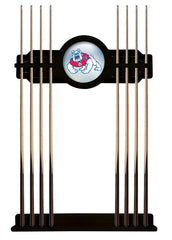 Fresno State University Cue Rack with Black Finish