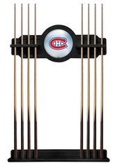 Montreal Canadians Cue Rack with Black Finish