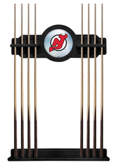 New Jersey Devils Cue Rack with Black Finish