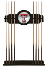 Texas Tech Cue Rack with Black Finish