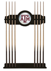 Texas A&M Cue Rack with Black Finish