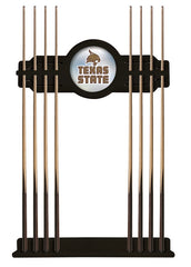 Texas State Cue Rack with Black Finish