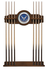 United States Air Force Cue Rack with Chardonnay Finish