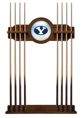 Brigham Young Cue Rack with Chardonnay Finish