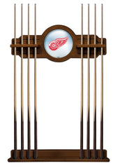 Detroit Red Wings Cue Rack with Chardonnay Finish