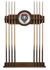 University of New Mexico Cue Rack with Chardonnay Finish