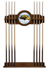 University of Southern Miss Cue Rack with Chardonnay Finish