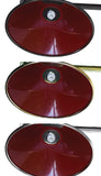 Burgundy Non-Logo 3 Shade Billiard Table Light