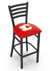 NHL Calgary Flames Stationary Bar Stool | Calgary Flames NHL Hockey Team Logo Stationary Bar Stools and Counter Stool