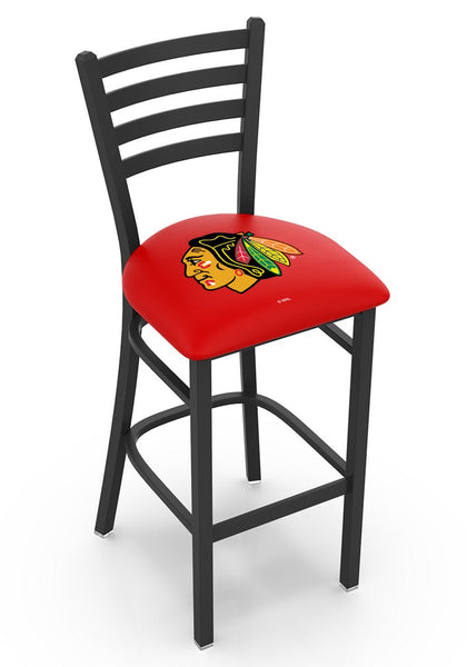 NHl Chicago Blackhawks Stationary Bar Stool | Chicago Blackhawks NHL Hockey Team Logo Stationary Bar Stools and Counter Stool