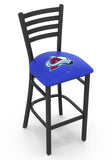 NHL Colorado Avalanche Stationary Bar Stool | Colorado Avalanche NHL Hockey Team Logo Stationary Bar Stools and Counter Stool