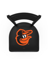 MLB's Baltimore Orioles Logo Stationary Bar Stool with Ladder back from Holland Bar Stool Co. Top View