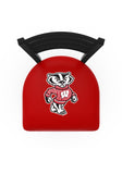 University of Wisconsin Badgers Stationary Bar Stool | Wisconsin Badgers Bucky Stationary Bar Stool