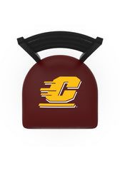 Central Michigan University Chippewas L014 Officially Licensed Logo Bar Stool Home Decor Top View