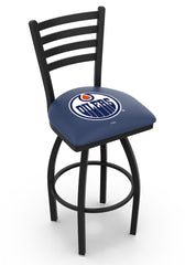 Edmonton Oilers L014 Officially Licensed Logo Holland Bar Stool Home Decor