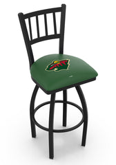 Minnesota Wild NHL L018 Bar Stool | 25", 30", 36" Seat Height Minnesota Wild Ice Hockey Barstool