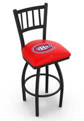Montreal Canadiens NHL L018 Bar Stool | 25", 30", 36" Seat Height Montreal Canadiens Ice Hockey Barstool