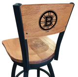 Boston Bruins L038 Laser Engraved Bar Stool by Holland Bar Stool