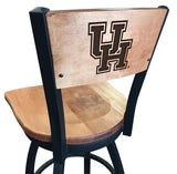 University of Houston Cougars L038 Laser Engraved Bar Stool by Holland Bar Stool