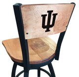 Indiana Hoosiers L038 Laser Engraved Bar Stool by Holland Bar Stool