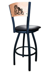 NCAA James Madison Dukes L038 Laser Engraved Bar Stool