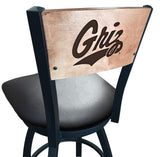 University of Montana Grizzlies L038 Laser Engraved Bar Stool by Holland Bar Stool