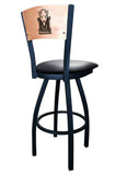 Marshall Thundering Herd L038 Laser Engraved Bar Stool by Holland Bar Stool