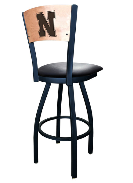 Nebraska Cornhuskers L038 Laser Engraved Bar Stool by Holland Bar Stool