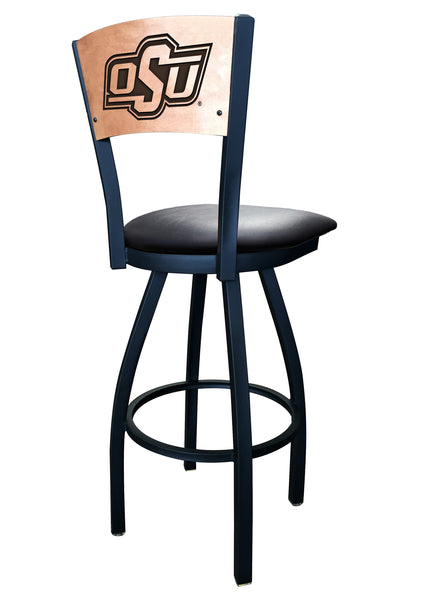 Oklahoma State University Cowboys L038 Laser Engraved Bar Stool by Holland Bar Stool