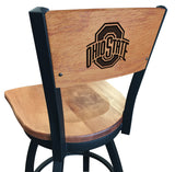 Ohio State Buckeyes L038 Laser Engraved Bar Stool by Holland Bar Stool