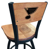 St. Louis Blues L038 Laser Engraved Bar Stool by Holland Bar Stool