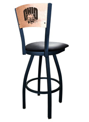 Ohio University Bobcats L038 Laser Engraved Bar Stool by Holland Bar Stool