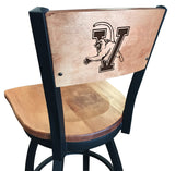 Vermont Catamounts L038 Laser Engraved Bar Stool by Holland Bar Stool