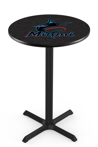 Miami Marlins L211 Major League Baseball Pub Table