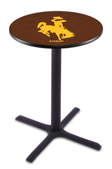 L211 NCAA Wyoming Cowboys Pub Table by Holland Bar Stool Company