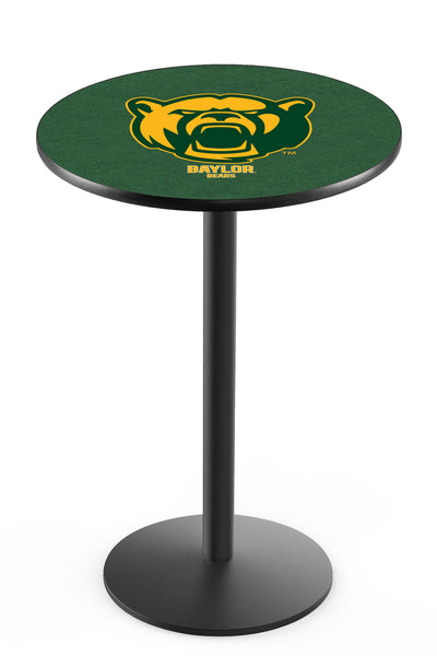 L214 Black Wrinkle Baylor Bears Pub Table