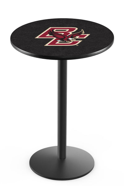 L214 Black Wrinkle Boston College Eagles Pub Table