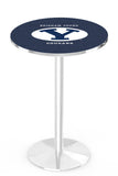 L214 Chrome BYU Cougars Pub Table